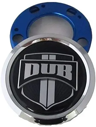 1002-01 Dub Wheels Chrome Wheel Center Cap 1