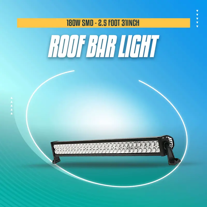 180W Smd Roof Bar Light - 2.5 Foot 31Inch 1