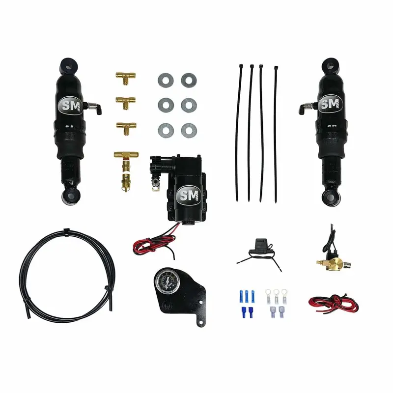 1986-2019 Suzuki S40 Boulevard Air Ride Motorcycle Kit With Compressor (Ss1rc) 1
