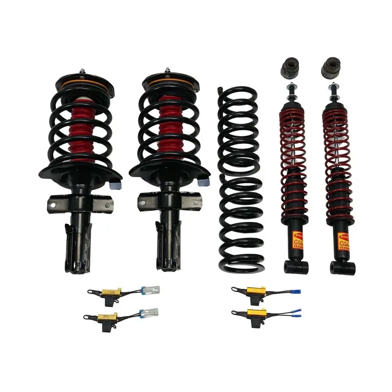 1994-1998 Cadillac Deville 4.6L Deluxe 4 Wheel Air Suspension Conversion Kit With Resistor (Cd34fr) 1