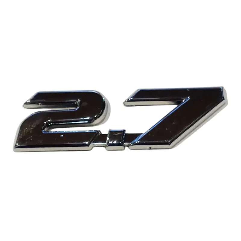 2.7 Emblem Logo Chrom - Each - Decal | Monogram | Logo 1