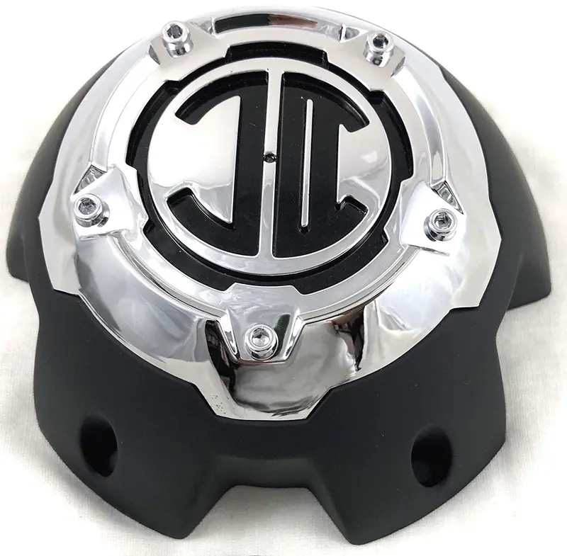 2 Crave 5 Lug Black & Chrome Wheel Center Cap (Qty 4) # Nx-5H-C 2