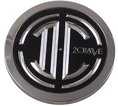 2 Crave Wheels Chrome Lug Wheel Center Caps Qty 1 # 105-C-Cap 1