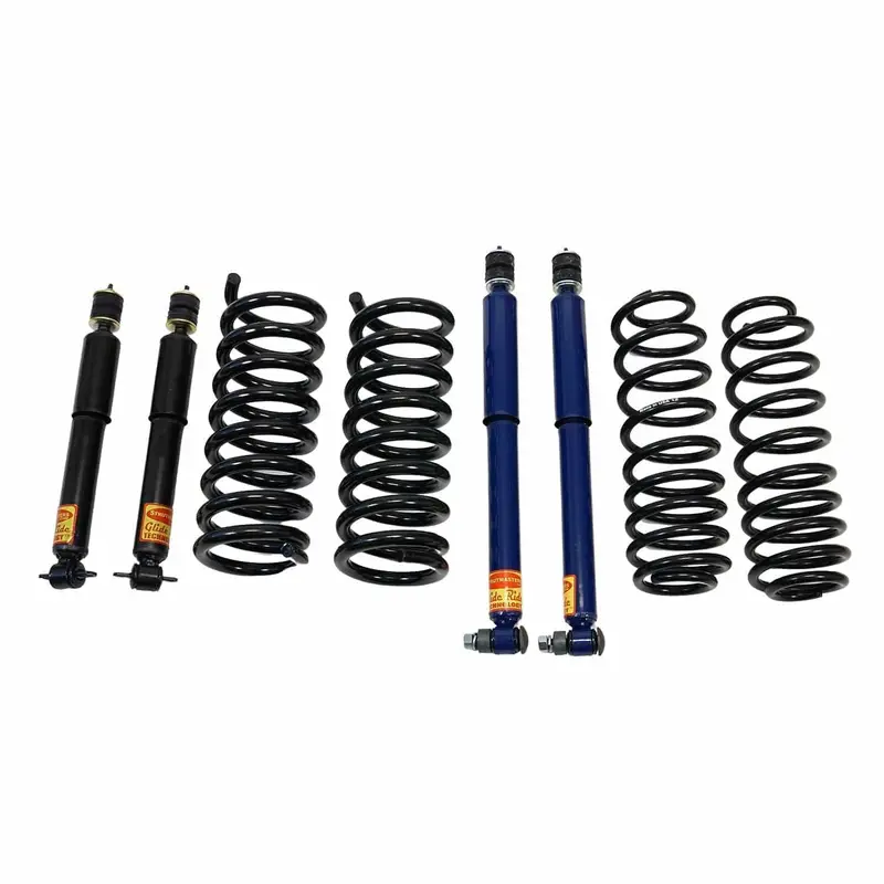 2001-2002 Lincoln Town Car Rear Air Suspension Conversion Kit With Front Springs And 4 Shocks (Fa44f) 1