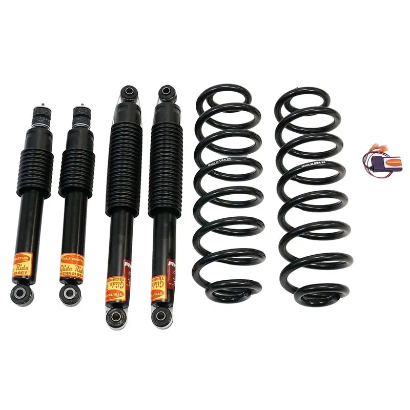 2003-2007 Hummer H2 Rear Air Suspension Conversion/Delete Kit With Front And Rear Shocks And Light Fix Module 2Wd 4Wd (Ha1rfm) 1