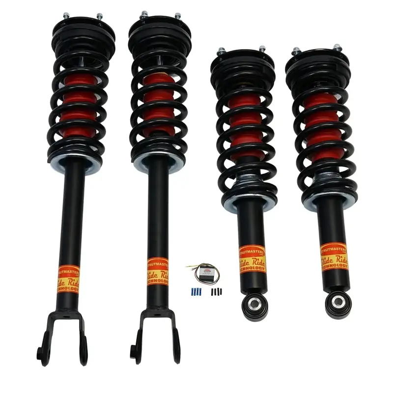 2004-2009 Jaguar Xj8 4 Wheel Air Suspension Conversion Kit With Light Fix Module (Ja14fm) 1