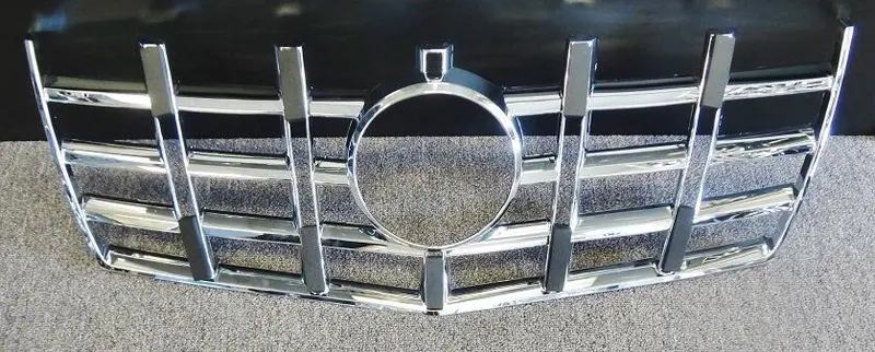 2012-2013 Cadillac Cts 1 Piece Chrome Upper Grille Overlay 1