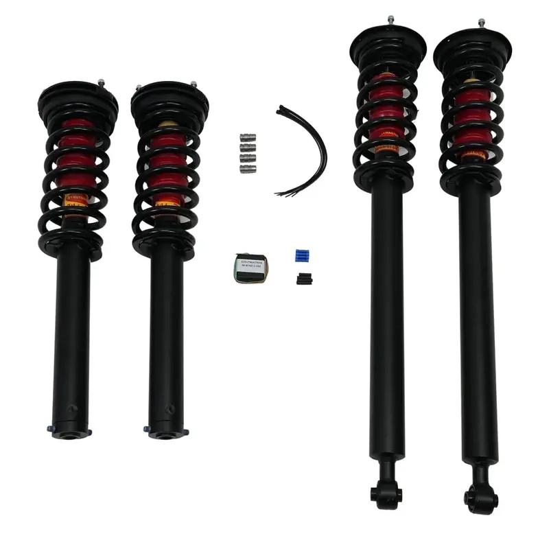 2012-2013 Mercedes-Benz S350 (Rwd) 4 Wheel Air Suspension Conversion Kit With Light Fix (Mu14fm) 1