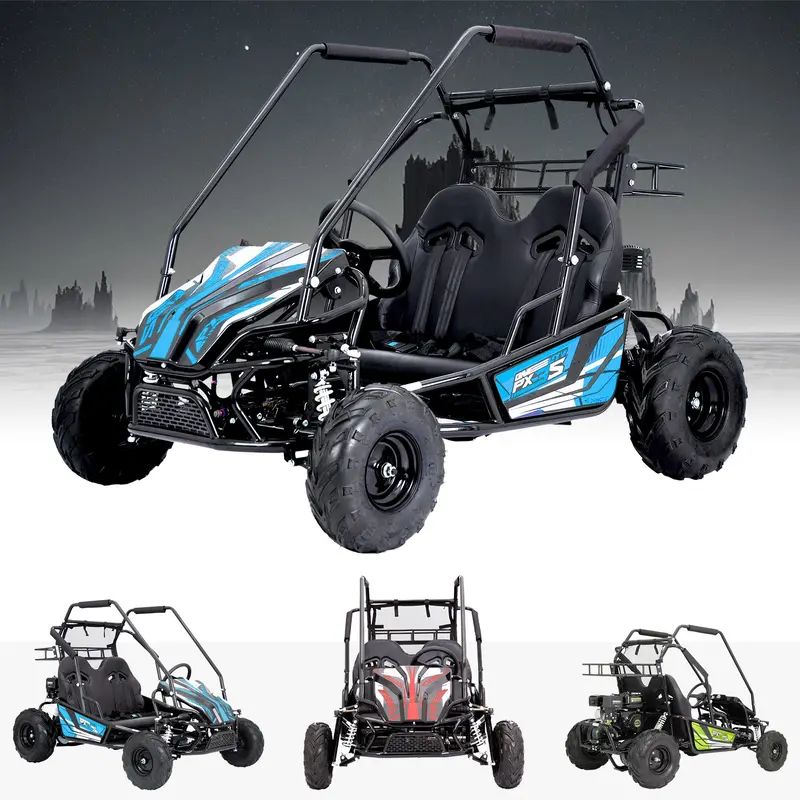 212Cc 4-Stroke Kids 2 Seater Petrol Utv Buggy - Storage & Roll Cage | Oneutv™ Px3s 1
