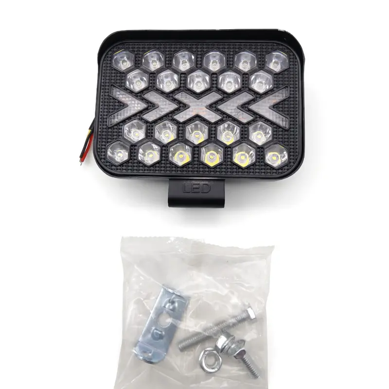 22 Led Smd Projector Style With Drl Fog Light For Bike Design B - 12V-24V 2