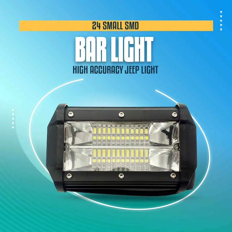 24 Small Smd Bar Light High Accuracy Jeep Light - 11.43 Cm - - Sharp Light 1