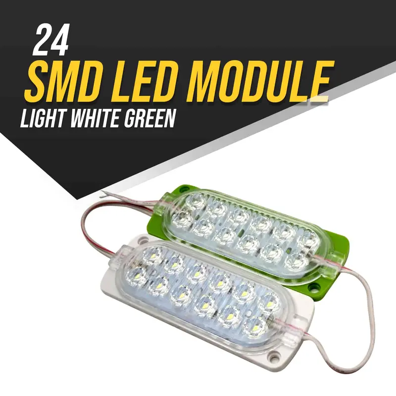 24 Smd Led Module Light White Green 1