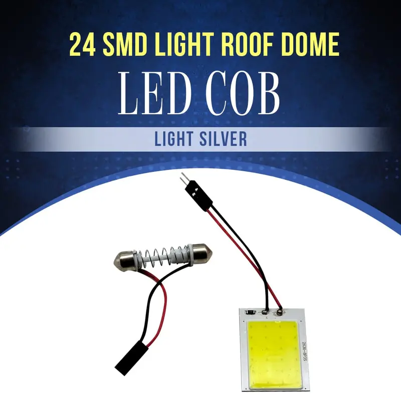 24 Smd Light Roof Dome Led Cob Light Silver 1