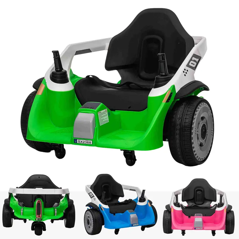 24V Electric Dodgem Waltzer Car 3 Wheels Zero Turn 1