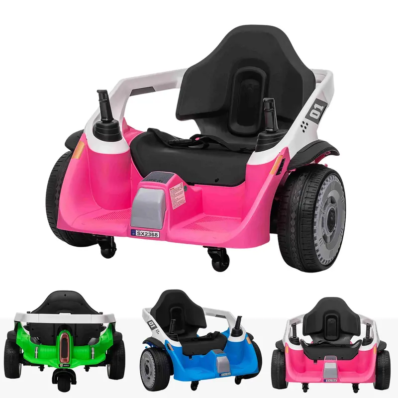 24V Electric Dodgem Waltzer Car 3 Wheels Zero Turn 3