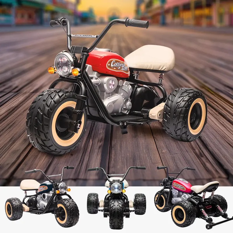 24V Electrochopper Junior Electric Harley-Inspired Motorbike 3