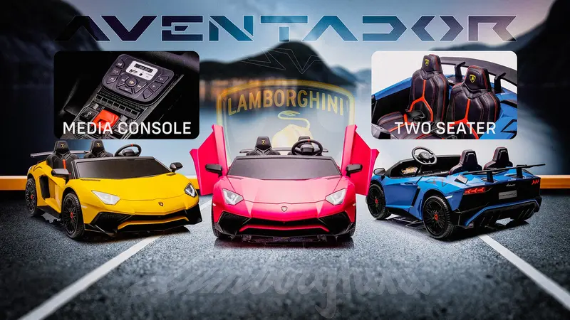 24V Lamborghini Aventador 2 Seater 2