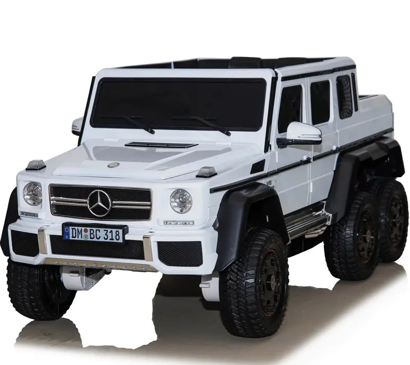 24V Mercedes Benz G63 6X6 - White 2