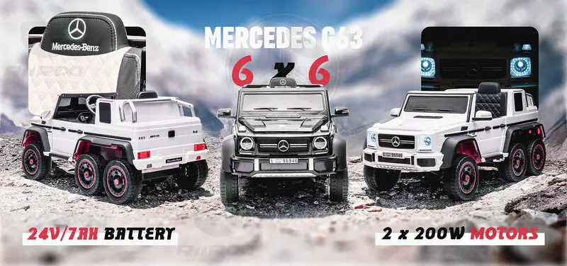 24V Mercedes Benz G63 Amg 6X6 2