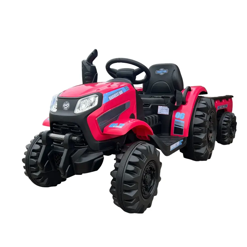 24V Powerhauler Electric Kidz Tractor & Trailer Set 1