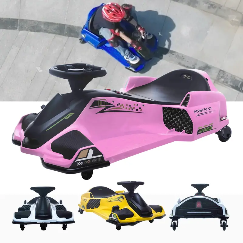 24V Voltracer™ Drift Kart With Brushless Motor - Includes Safety Helmet & Shin Pads 5
