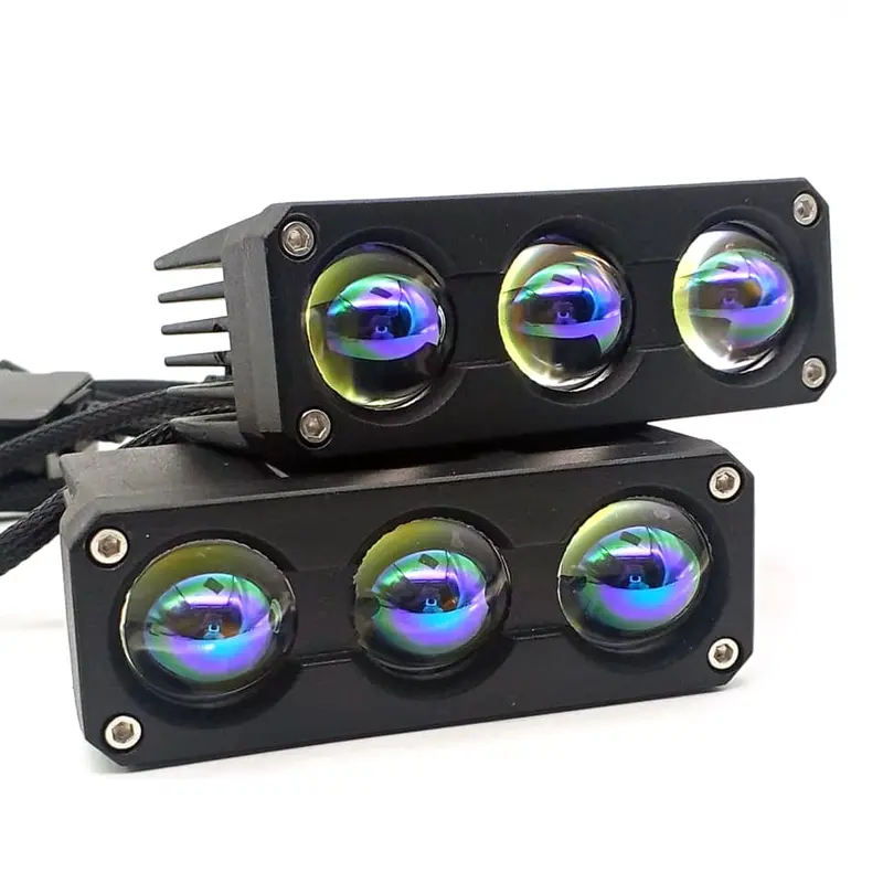 3 Led Projector High Power Bar Light Pair - 3.81 Cm 2
