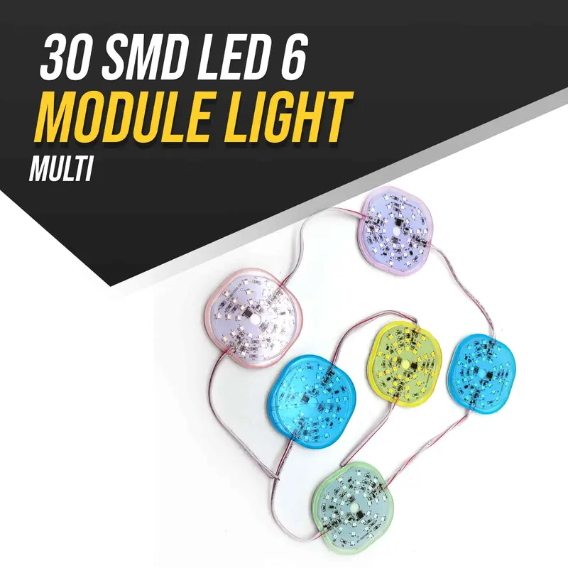 30 Smd Led 6 Pcs Module Light Multi 1