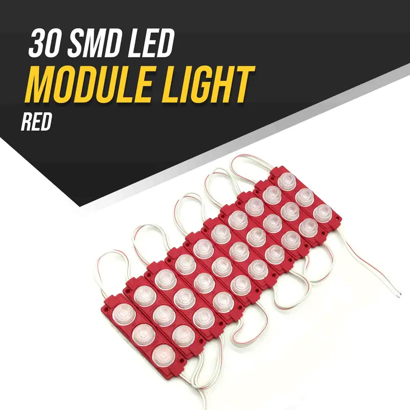 30 Smd Led Module Light Red 1