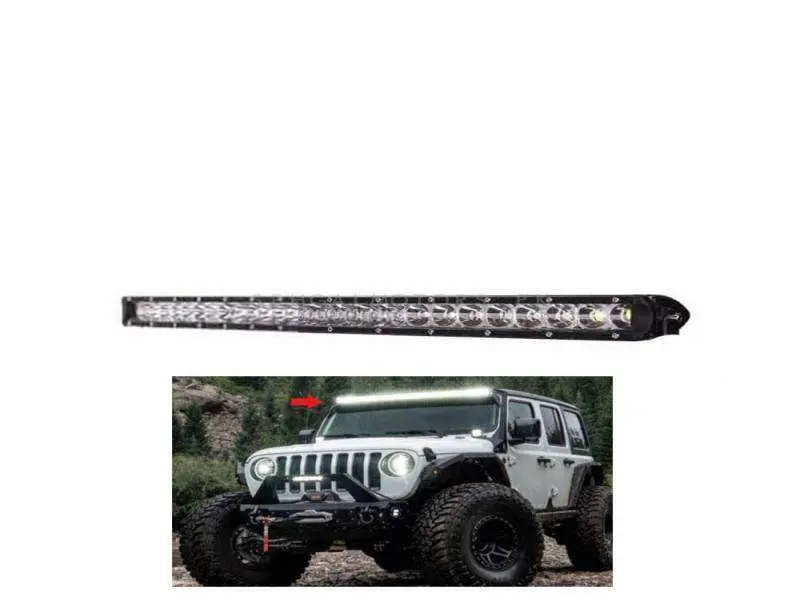 30 Smd Slim Style Roof Led Bar Light 31 Inches - High Accuracy Jeep Light | Sharp Light | Jeep Decoration Light 2
