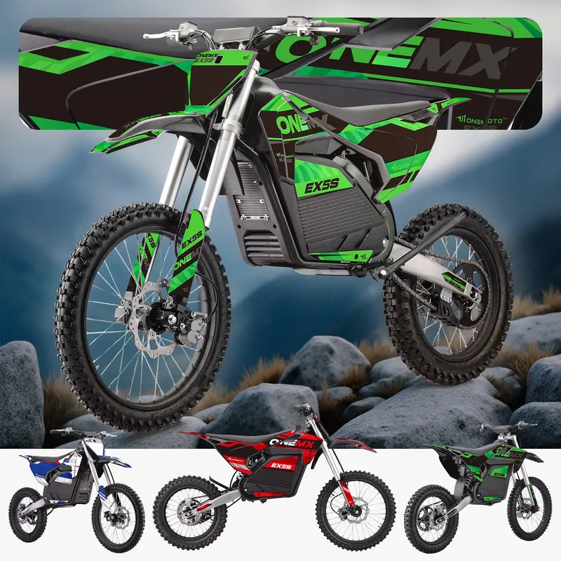 3000W 72V/30Ah Electric Dirt Bike | Onemx™ Ex5s 3
