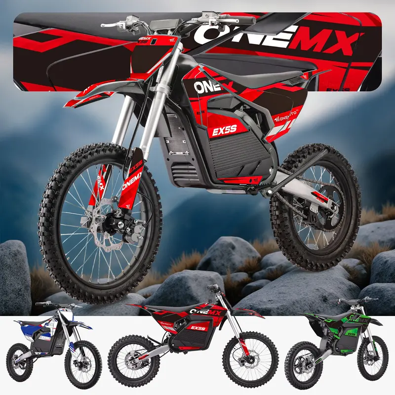 3000W 72V/30Ah Electric Dirt Bike | Onemx™ Ex5s 4