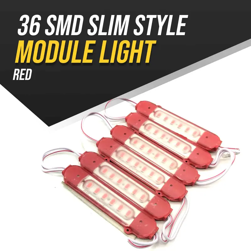 36 Smd Slim Style Module Light Red 1