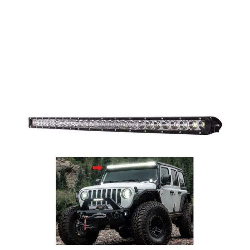 36 Smd Slim Style Roof Led Bar Light 37 Inches - High Accuracy Jeep Light | Sharp Light | Jeep Decoration Light 2