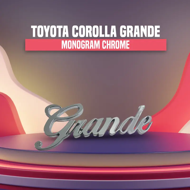 3D Grande Logo Chrome 1