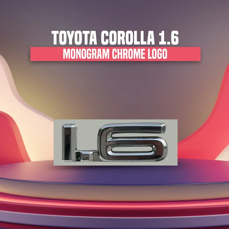 3D Metal 1.6 Logo Chrome 1