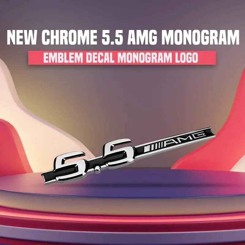 3D Metal 5.5 Amg Logo 1