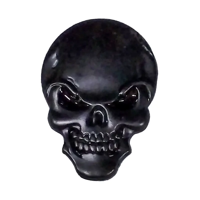3D Metal Angry Skull Logo 2