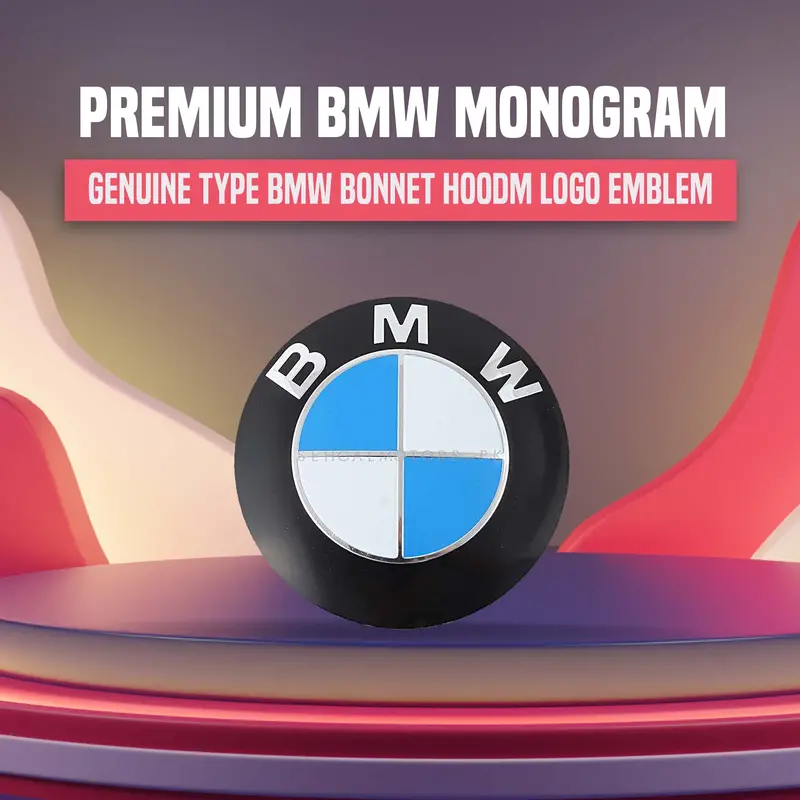 3D Metal Bmw Bonnet Hood Logo 1