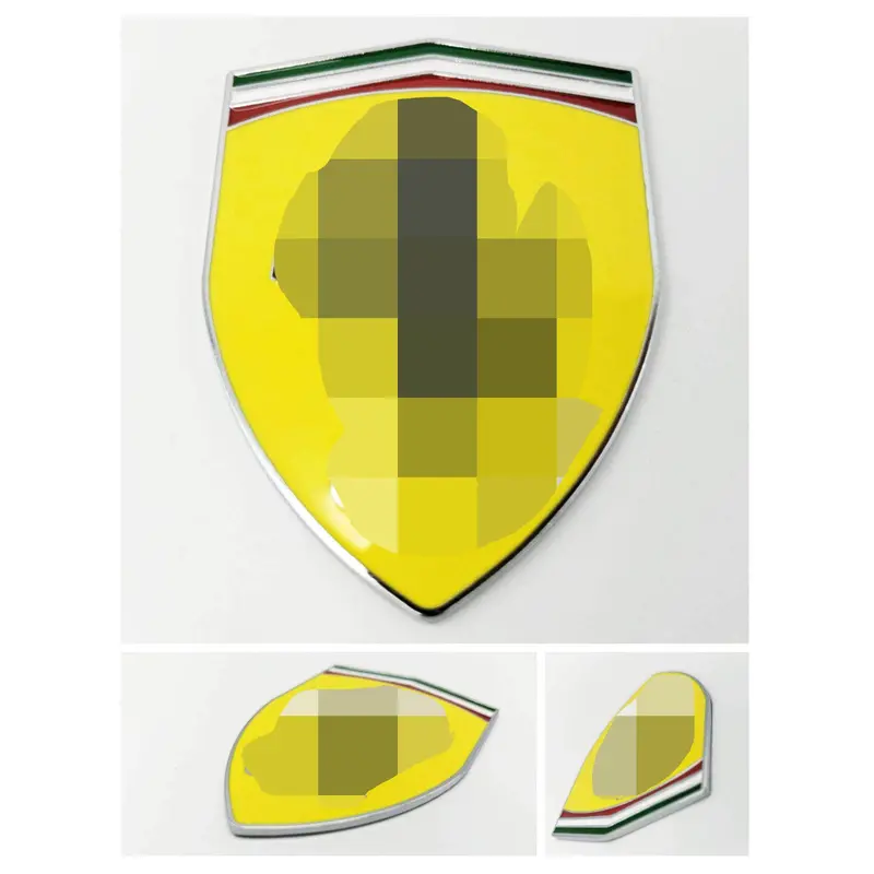 3D Metal Ferrari Logo 2