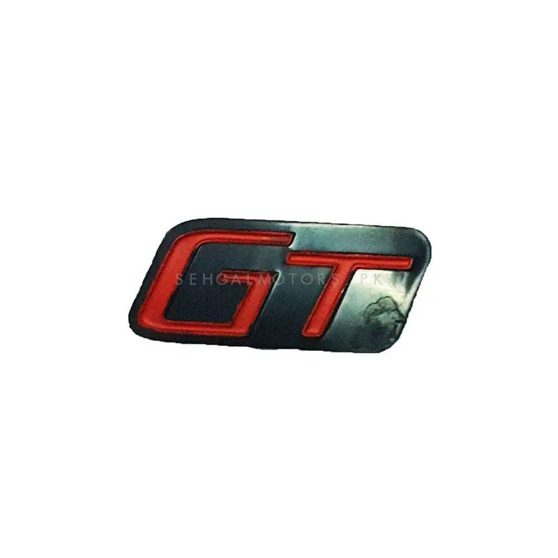 3D Metal Gt Logo Red Black 2