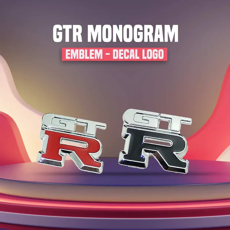 3D Metal Gtr Logo Multi 1