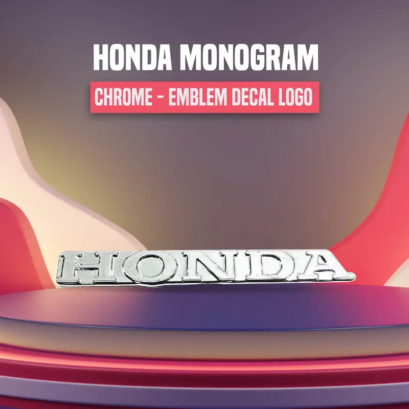 3D Metal Honda Logo Chrome 1