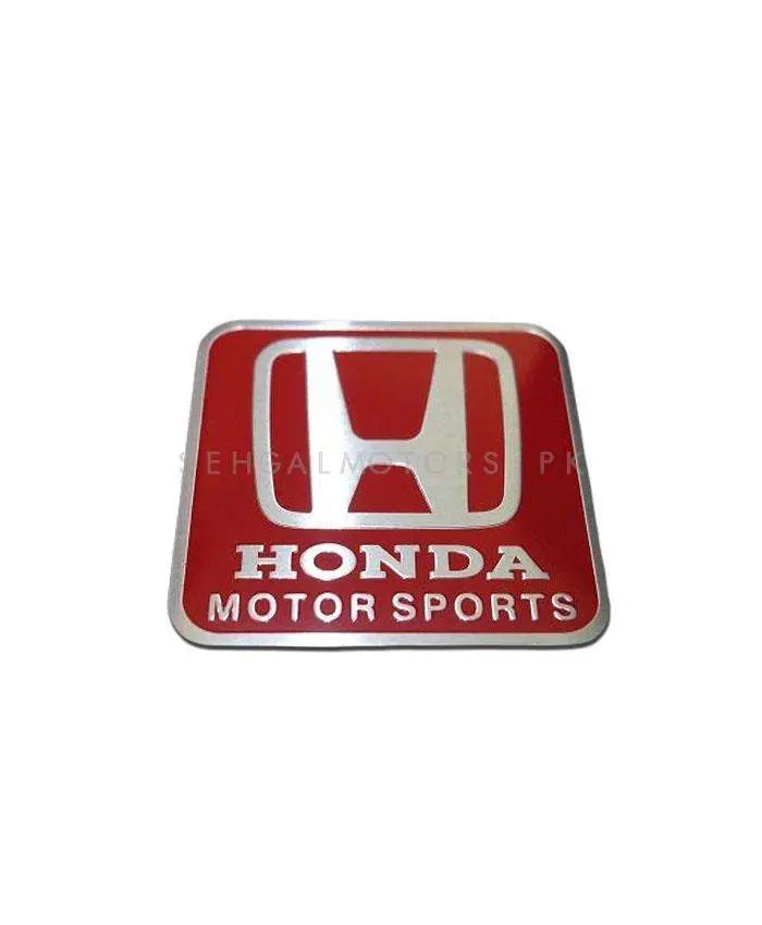 3D Metal Honda Motor Sport Logo Red 2