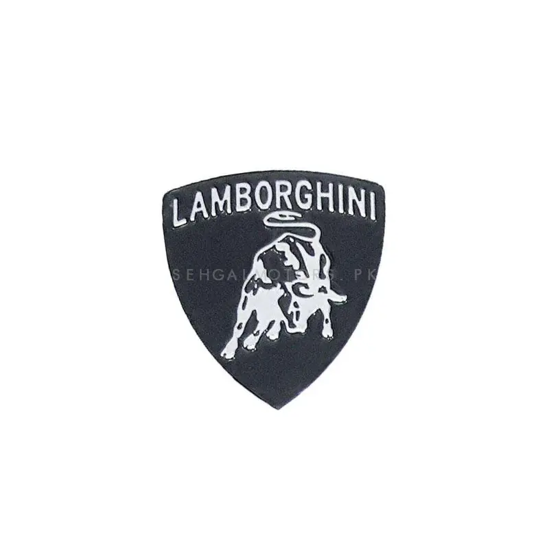 3D Metal Lamborghini Logo Black 2