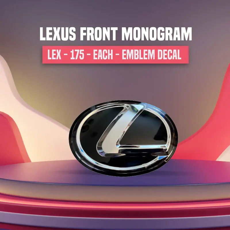3D Metal Lexus Front Logo 1