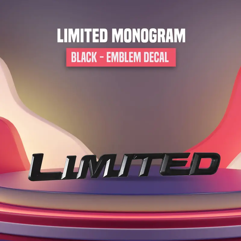 3D Metal Limited Logo Black 1