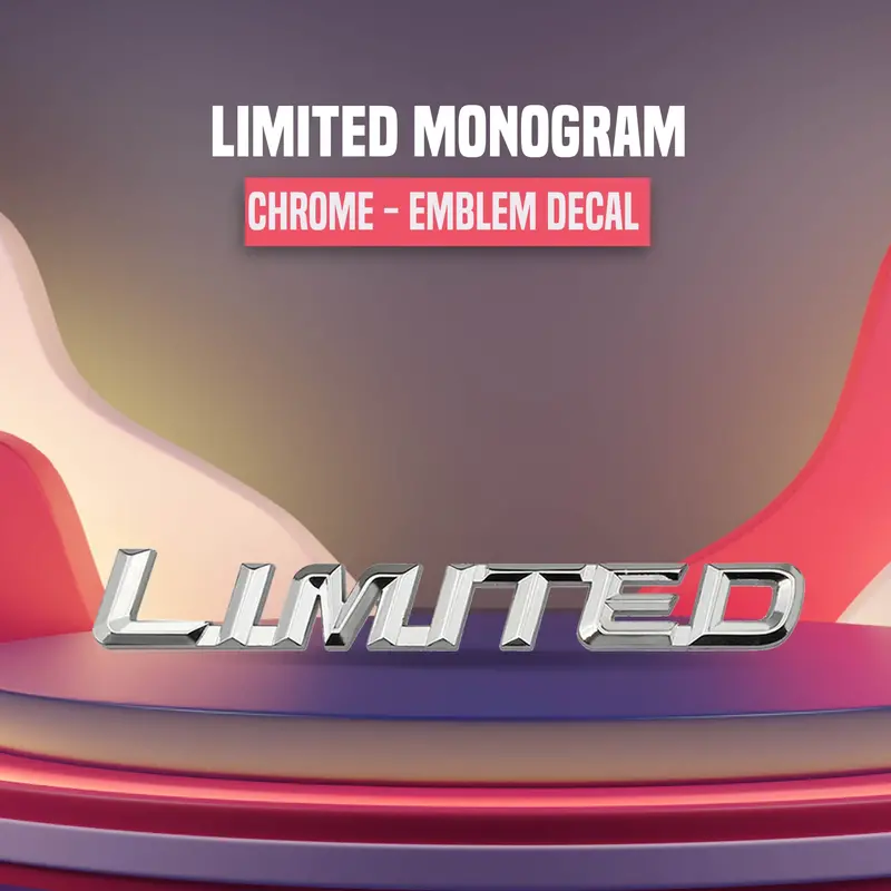 3D Metal Limited Logo Chrome 1