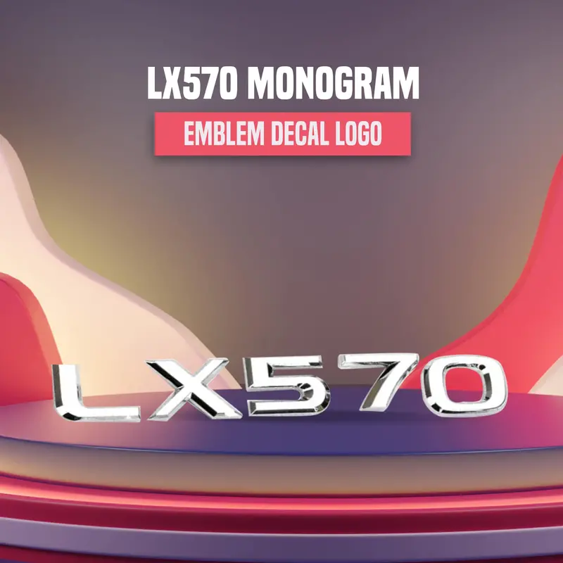 3D Metal Lx570 Logo 1