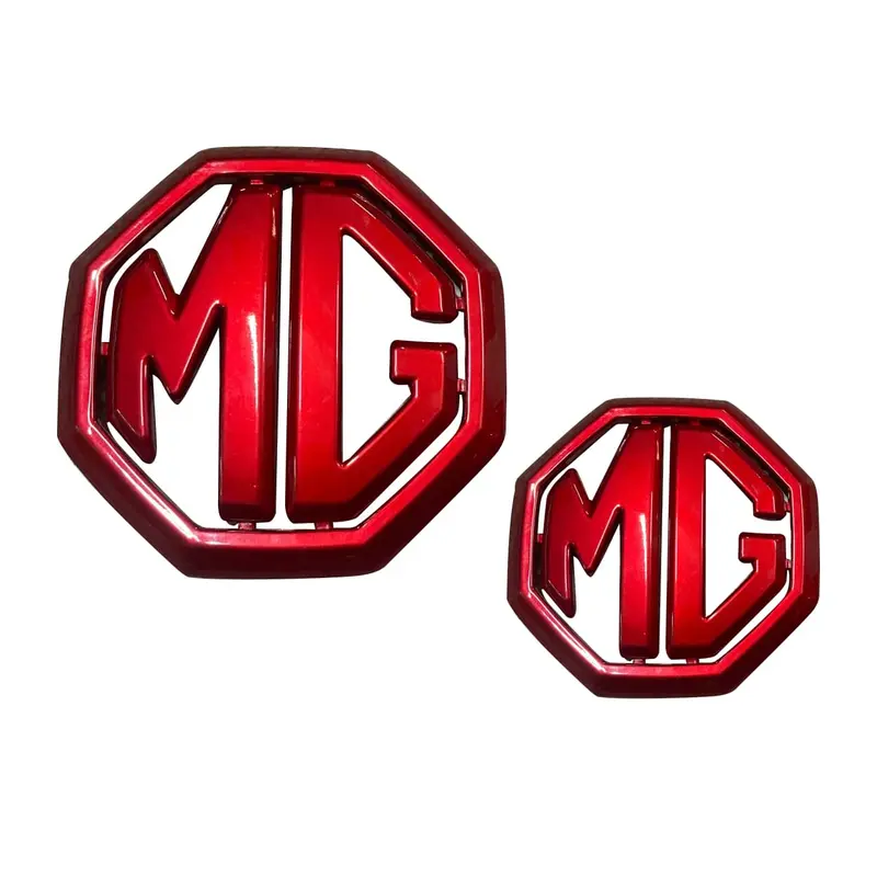 3D Metal Mg Front And Rear Logo 2 Pcs For Mg Zs - Model 2020-2021 2