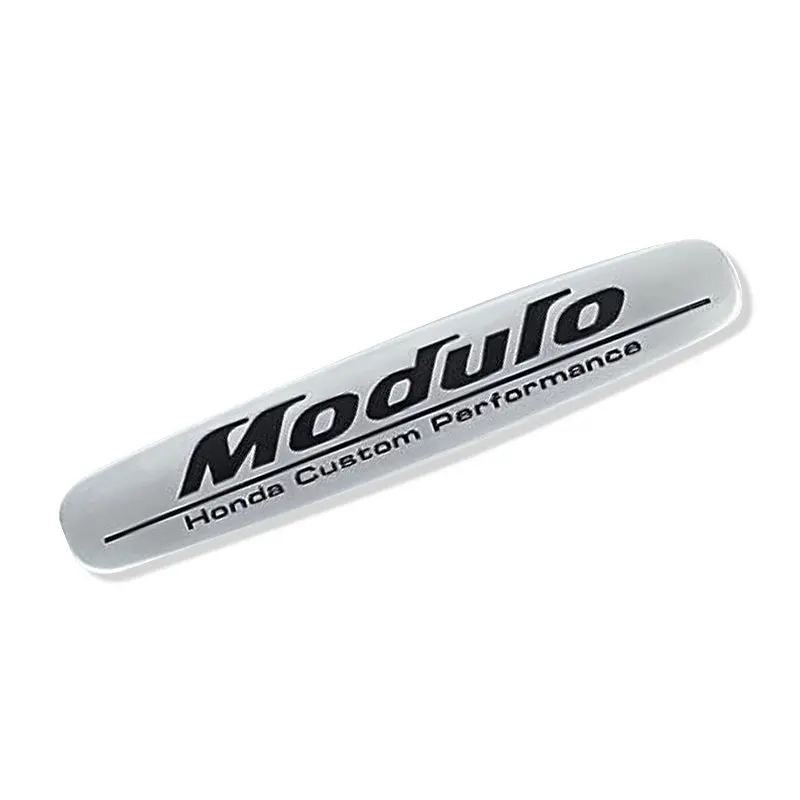 3D Metal Modulo Logo Black 2